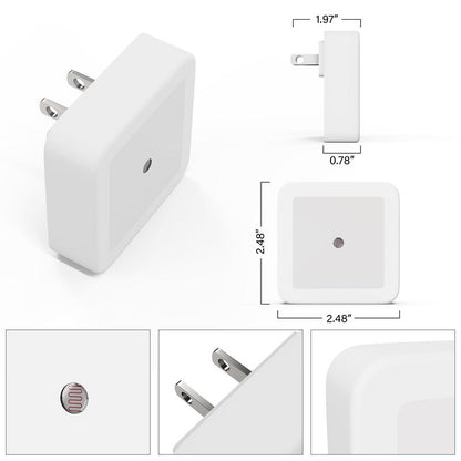 Lumivo - Night Lights Plug into Wall 6-Pack